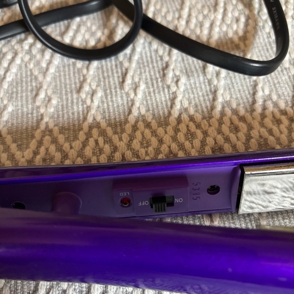 CHI Smart Gem. 3/4"  Hairstyling Hot Iron. Zirconium Titanium. Purple. Pre-owned - Picture 4 of 8